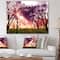 Designart - Cherry Blossoms Japan Garden - Landscape Canvas Art Print